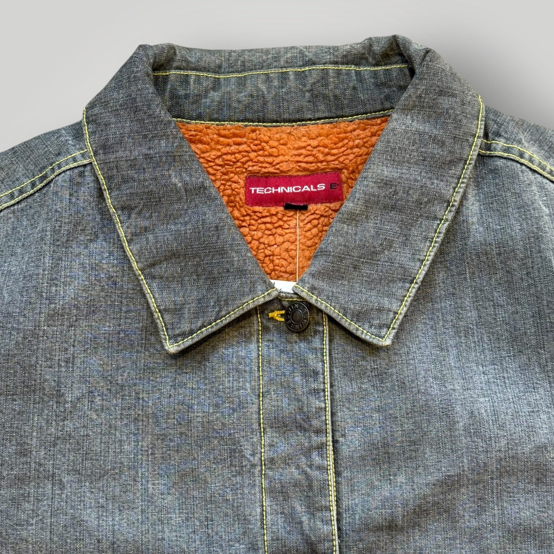 2000's Edwin Technicals Denim Jacket XL | O/S, Grey