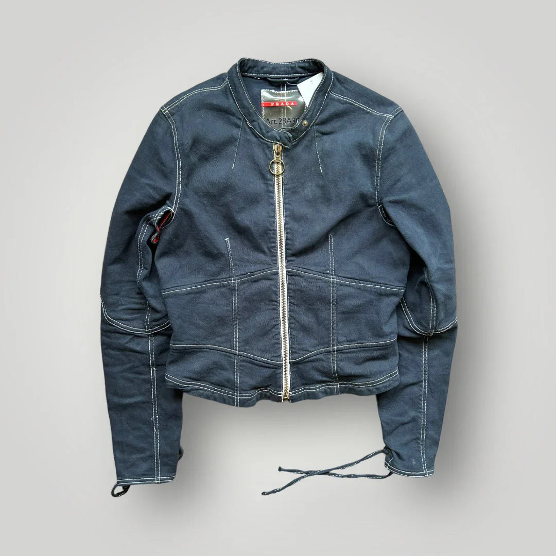 Prada 2000's Corset Denim Jacket M