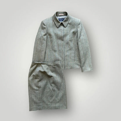 Burberry 1990’s Wool Two Piece Set XS