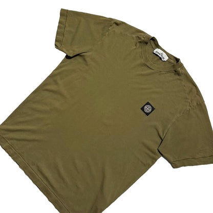 Stone Island Short Sleeved Patch Logo T Shirt