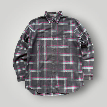 2000's Stüssy Flannel Overshirt L | O/S, Grey