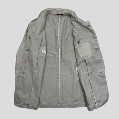 CP Company SS06 Grey Multipocket Cotton Work Jacket - IT50 | Default Title, Grey