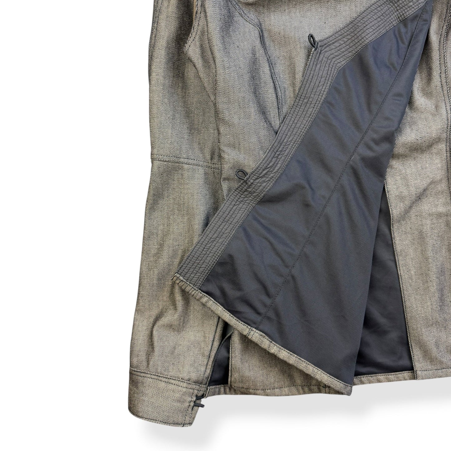 AW99/00 Maharishi Asymmetric Kimono Jacket (S) | Small, Black