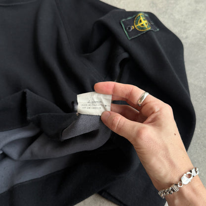 Stone Island RARE A/W 1998 heavyweight mock neck knitted jumper (XL)