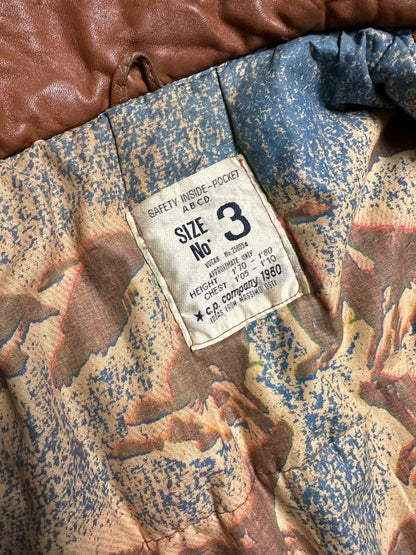 A/W1980 C.P. COMPANY Leather Cameraman Jacket