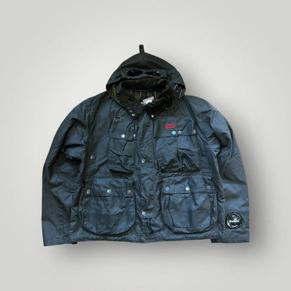 AW 2021 C.P. Company x Barbour 500 Mille Wax Goggle Jacket XL BNWT