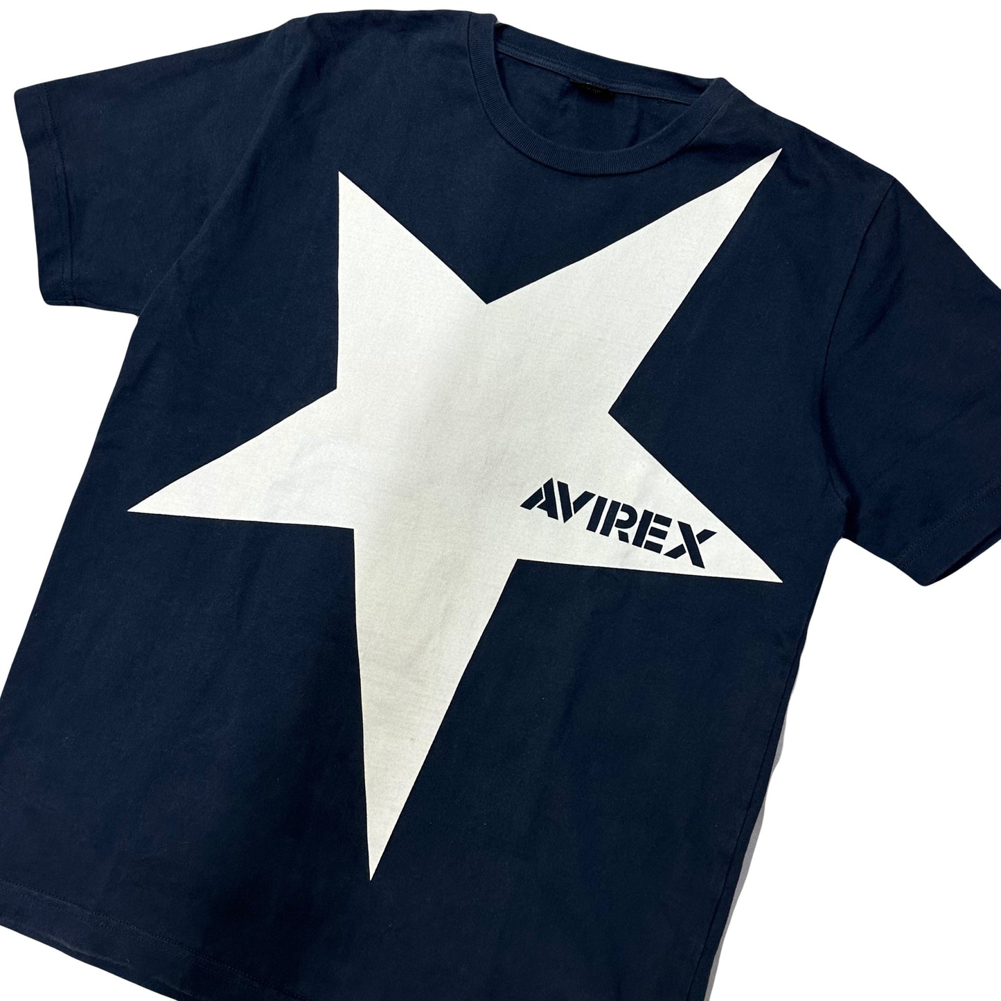 Avirex Star T-Shirt In Navy ( L )