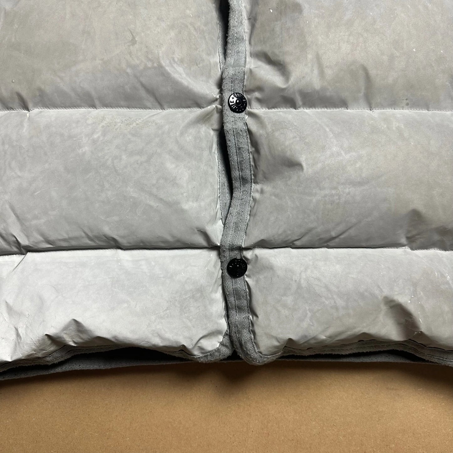 A/W 1993 Chrome Silver Goose Down Reflective Gilet