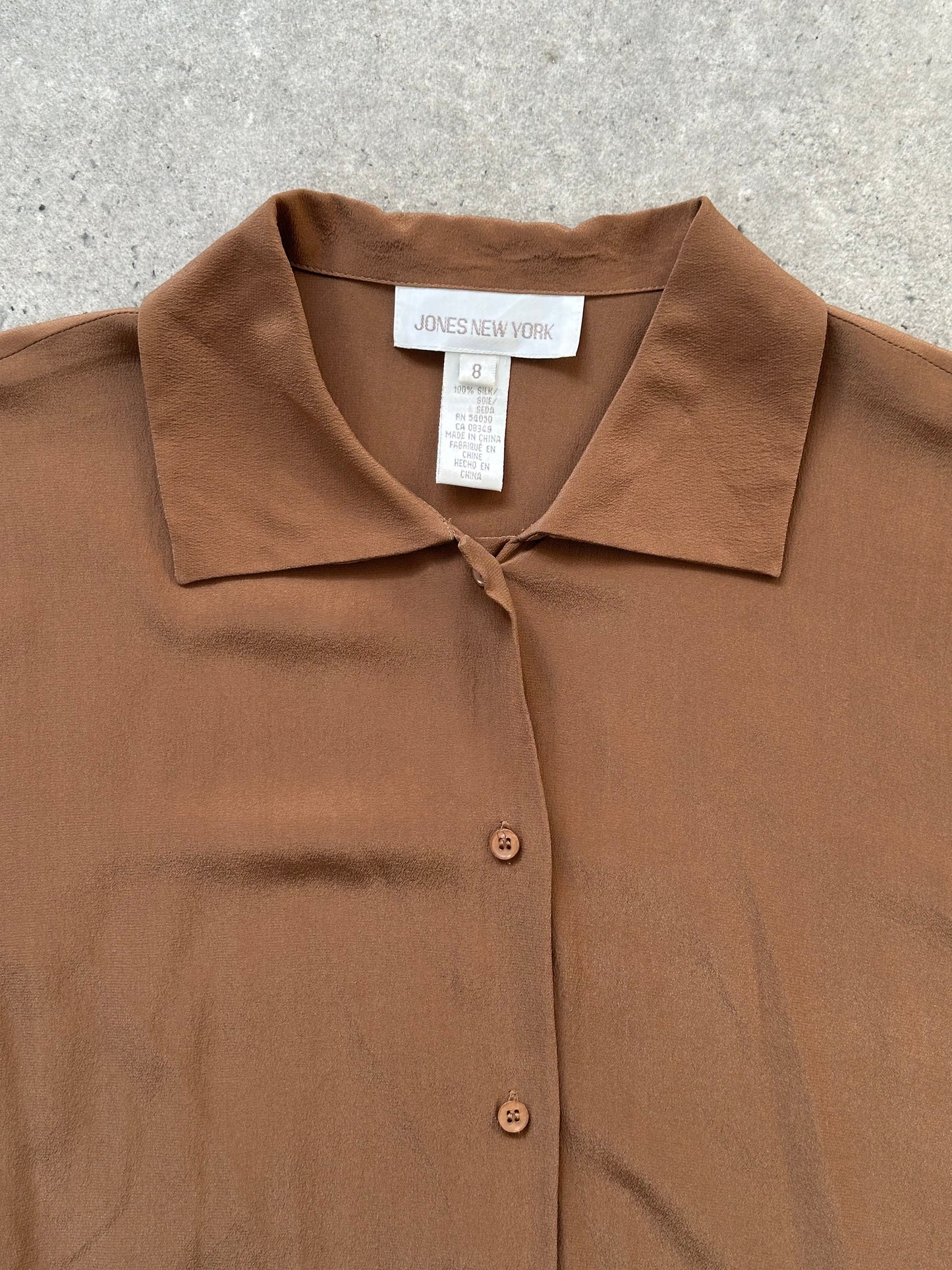 Vintage 2000s Pure Silk Shirt - S/M