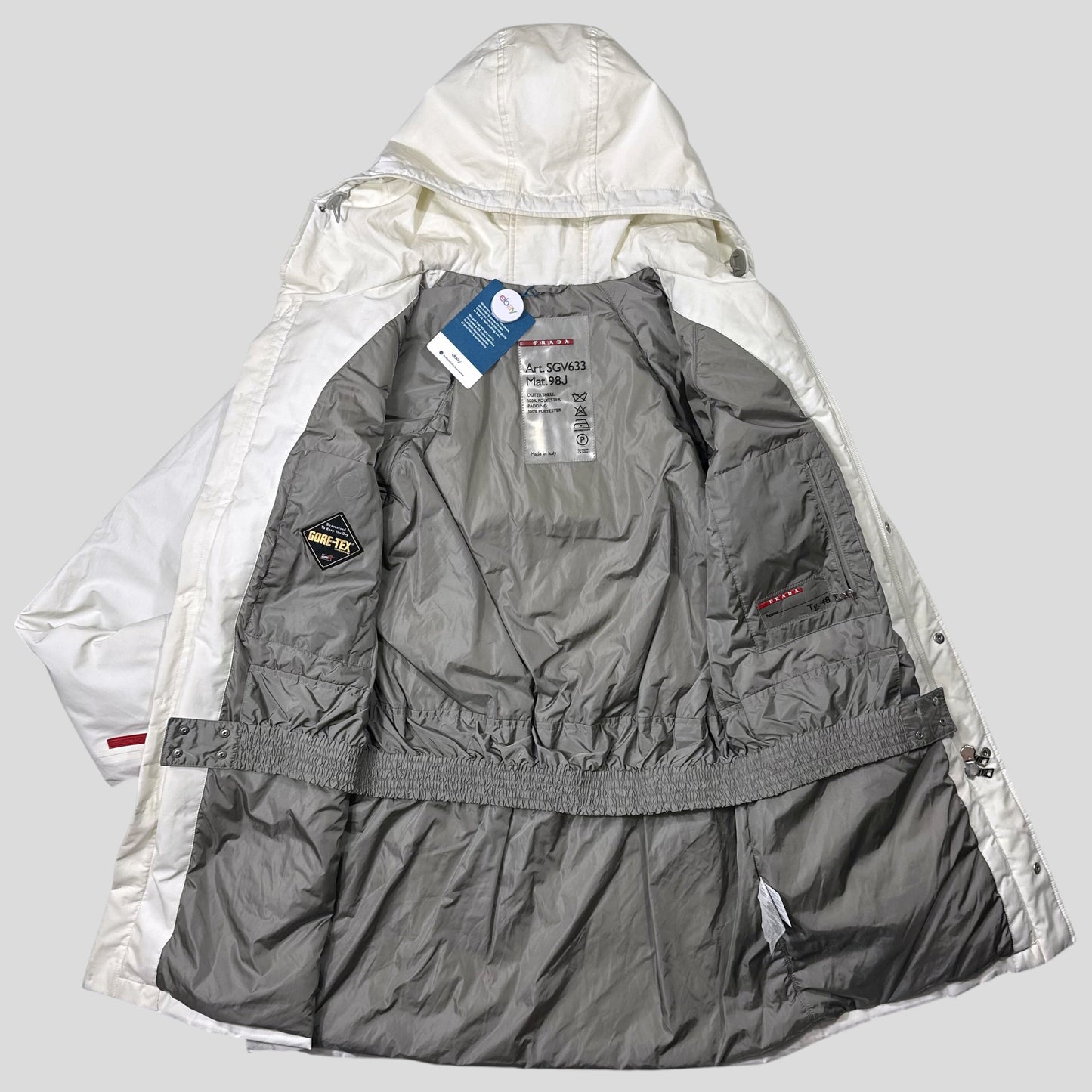 Prada Sport 2003 Goretex Teflon Talco Padded Ski Jacket - IT48 | Default Title, Tan