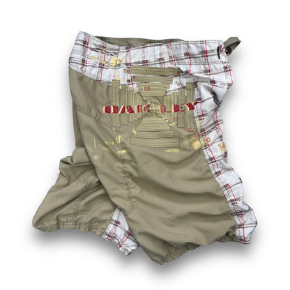 2000's Oakley Plaid Board Shorts (32) | Default Title, Multicoloured