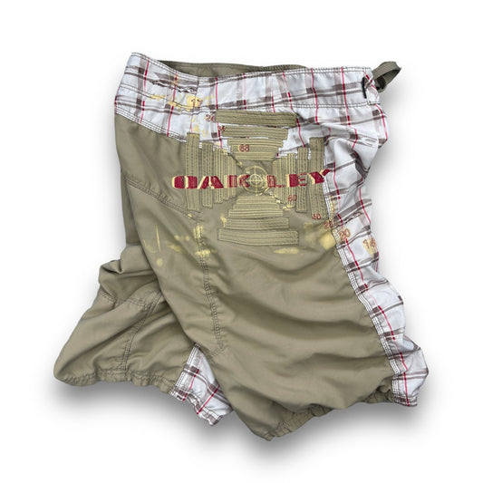 2000's Oakley Plaid Board Shorts (32) | Default Title, Multicoloured