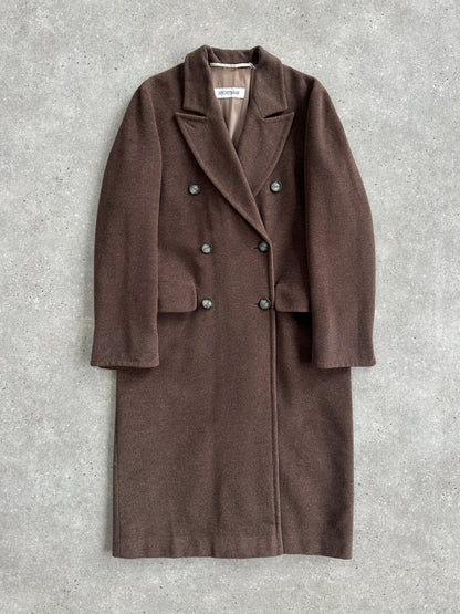 Sportmax 1990s Wool Double Breasted Coat - M/L