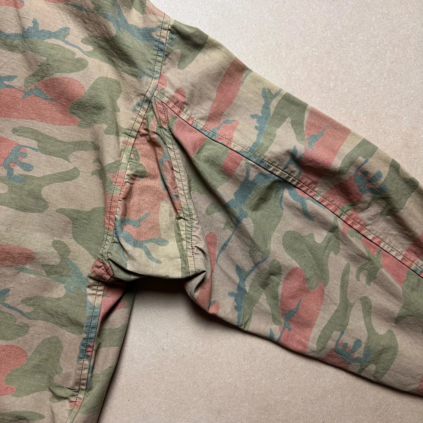 S/S 1990 Tiger Orange Ice Camouflage Jacket Bomber Jacket