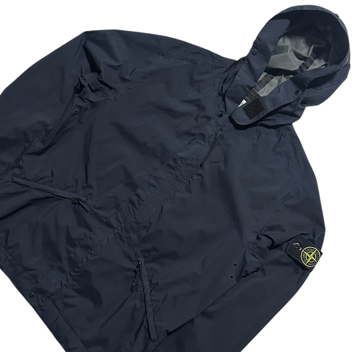 Stone Island Garment Dyed Performance Tela Zip Up Jacket