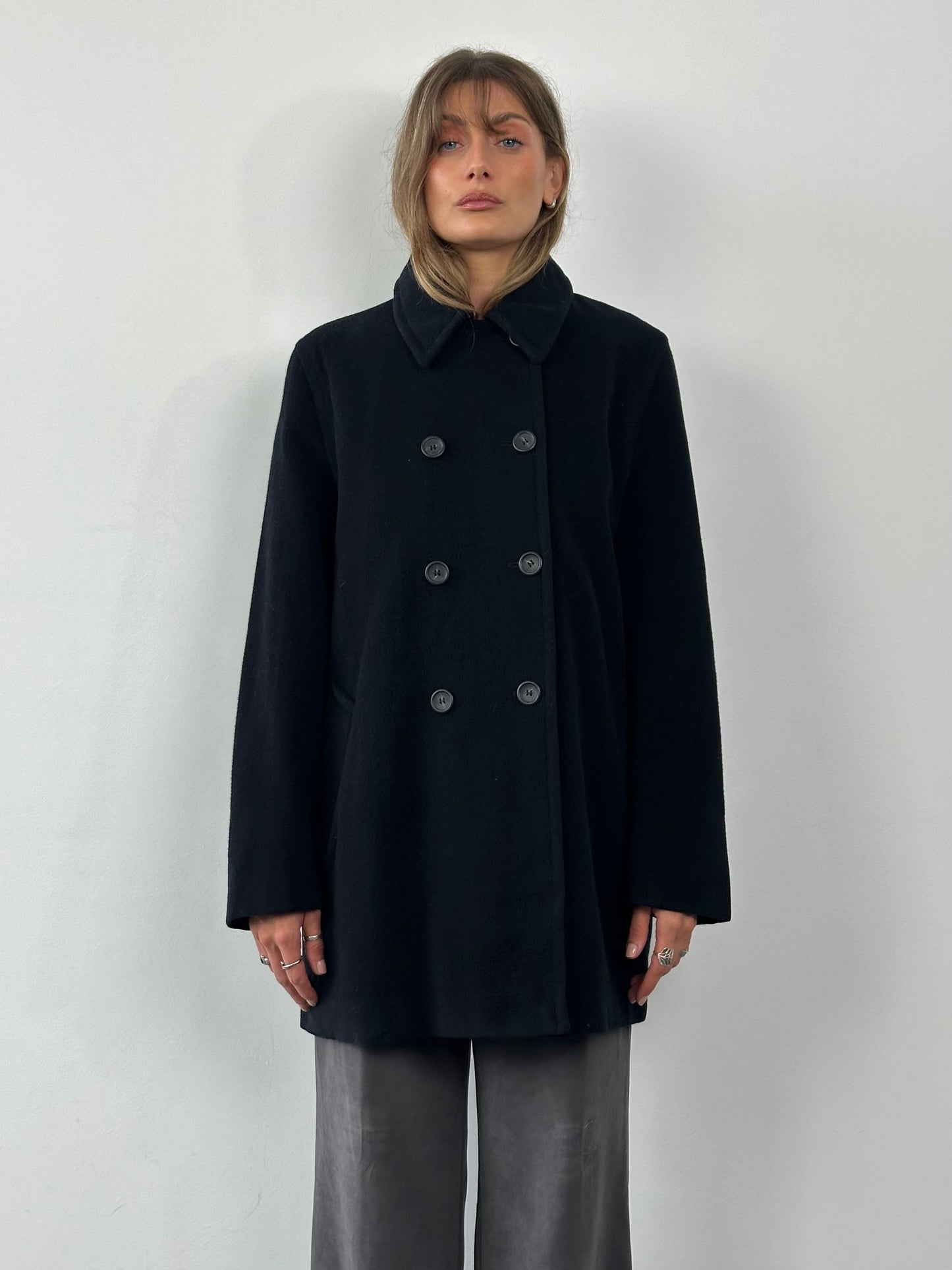 MAX&Co Pure Virgin Wool Double Breasted Coat - L