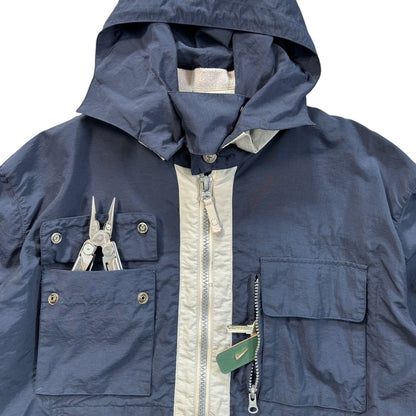Armani Jeans 00’s Multipocket Convertible Jacket L | Large, Cream