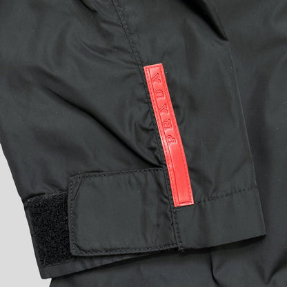 Prada Sport SS99 Latex Pocket Nylon Pullover Jacket - IT40 | Default Title, Black
