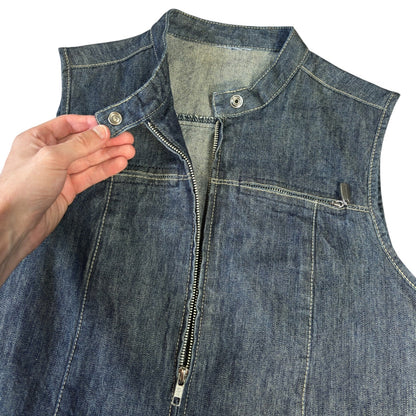 Billabong 00’s Sleeveless Denim Jacket Size 10/12 | 10/12, Red