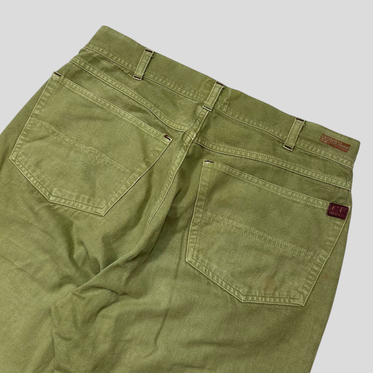 CP Company SS 1992 Ideas By Massimo Osti Green Logo Trousers - 31 | W31