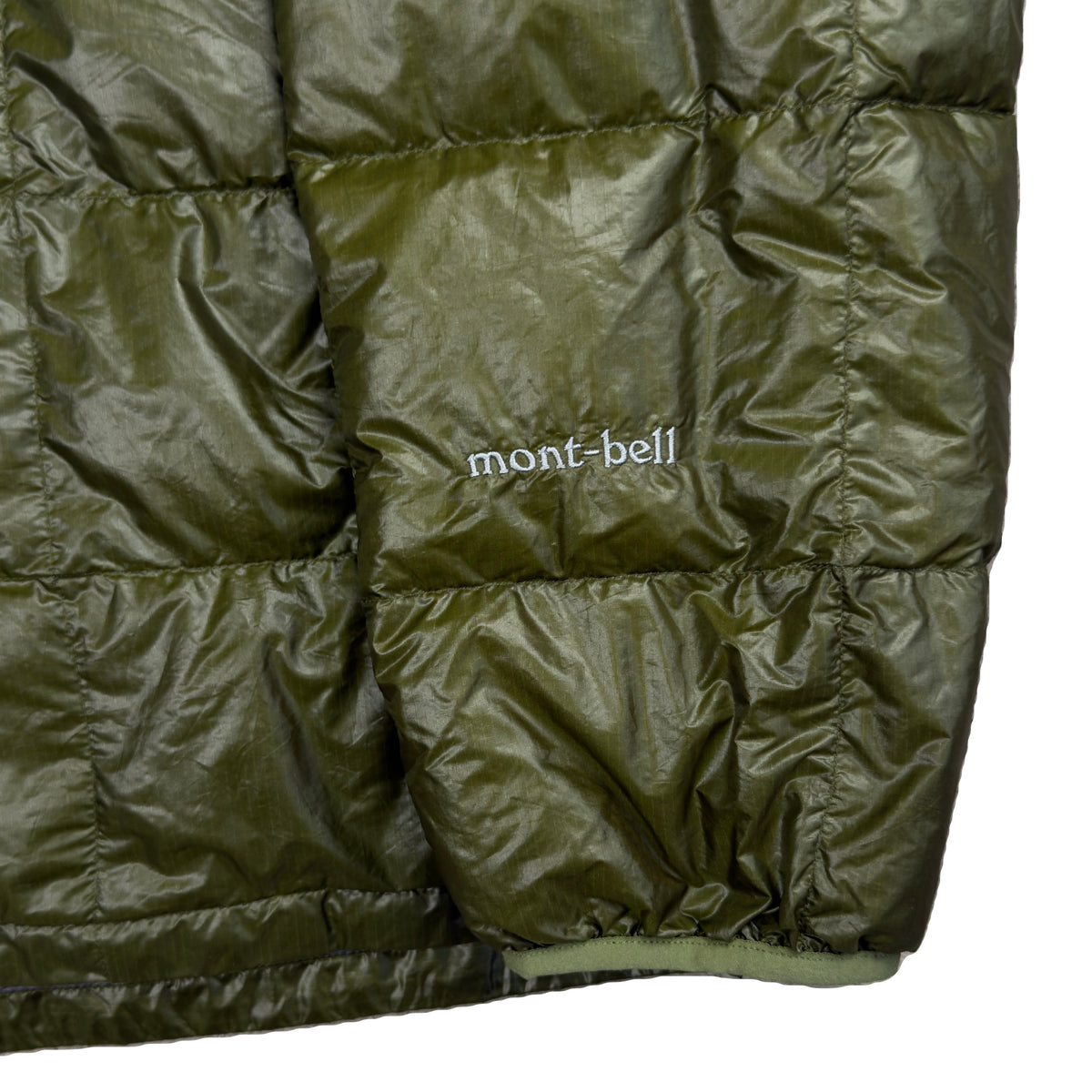 Montbell Superior Down Parka Puffer Jacket In Khaki Green (XL) | XL, Green