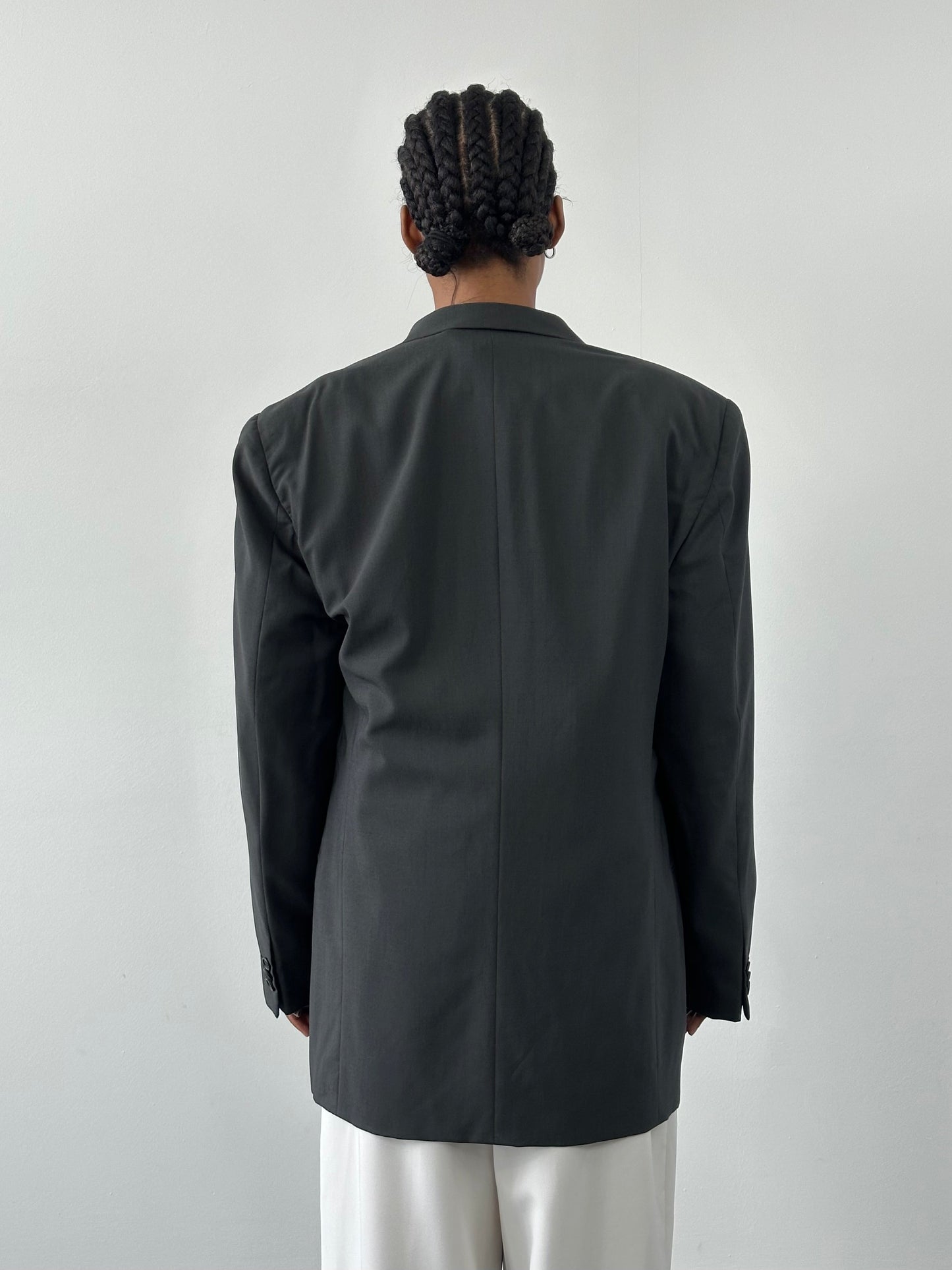Giorgio Armani Le Collezioni 1990s Wool Single Breasted Blazer – XL
