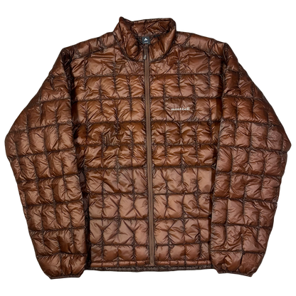 Montbell Plasma 1000 Alpine Down Parka Puffer Jacket In Brown ( USA/EUR L )
