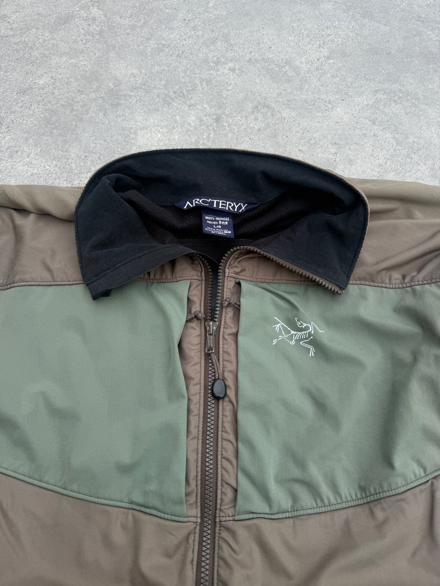 arc’teryx 2000s gamma mx polartec technical soft shell jacket (l) | Default Title, Multicoloured