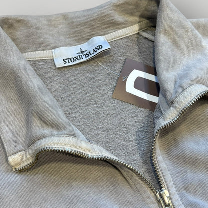 Stone Island SS/24 Organic Cotton Zip Up Jumper XL