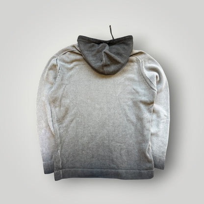 C.P. Company Chenille Two Tone Knit Hooded Sweatshirt XL | O/S, Grey