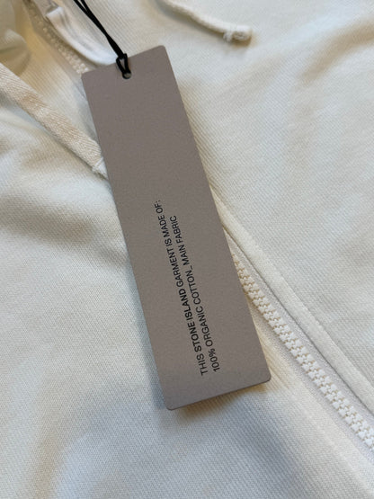 Stone Island SS/24 Ghost Organic Cotton Zip Up Hoodie L BNWT