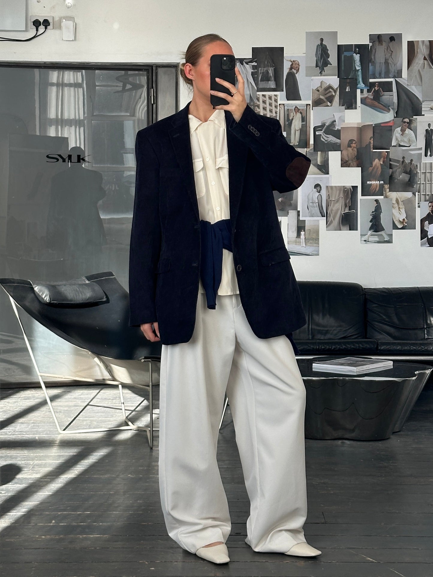 Tommy Hilfiger 2000s Corduroy Single Breasted Blazer - 42L/XL