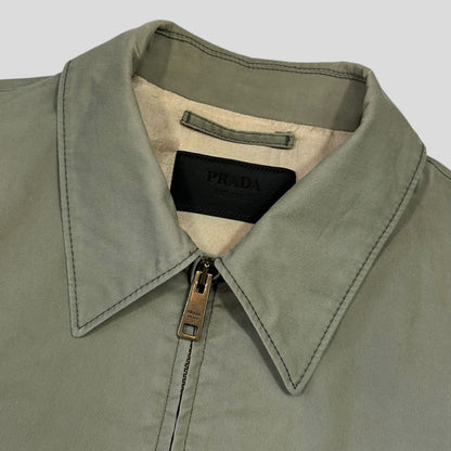 Prada Milano 2015 Pale Green Boxy Work Jacket - IT50 | Default Title, Multicoloured