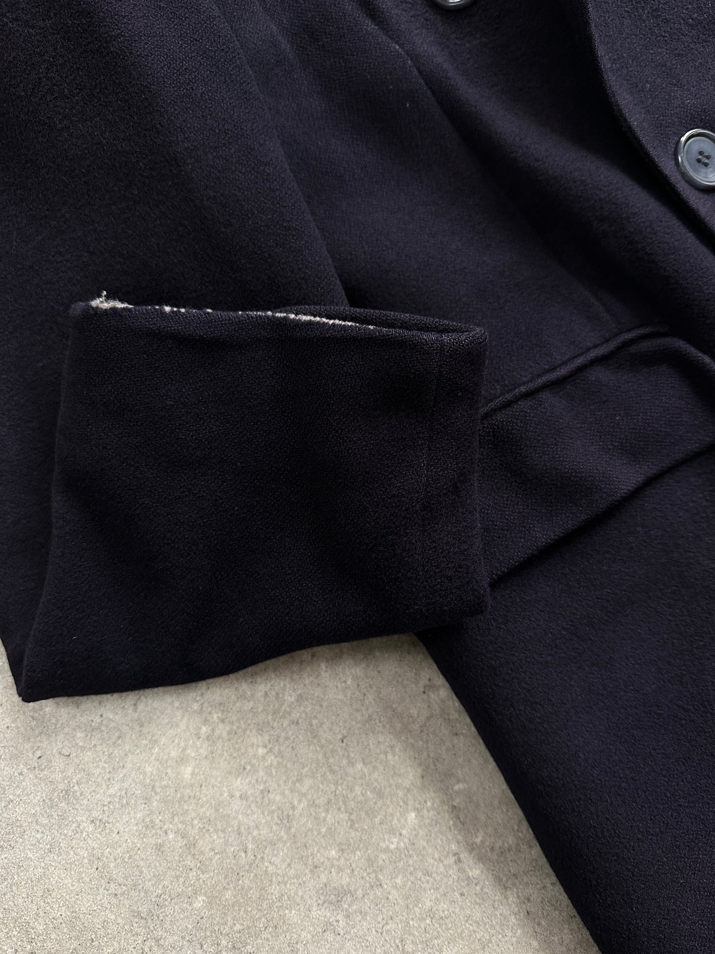 Harrods x Berwin & Berwin 1980s Pure Cashmere Double Breasted Coat - XL