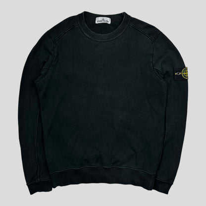 Stone Island Black Crewneck - M