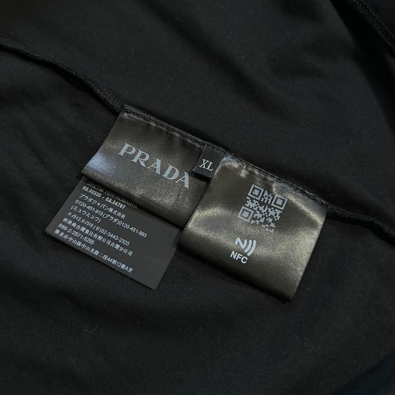 Prada Black Side Logo T-Shirt