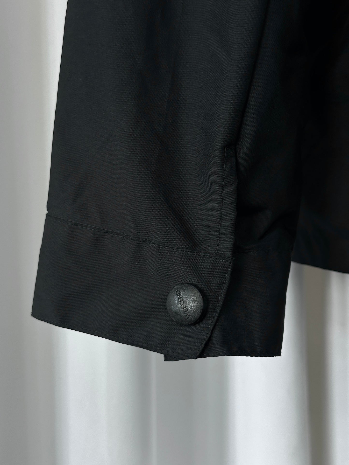 Max Mara Weekend 2000s Concealed Placket Bomber Jacket - M