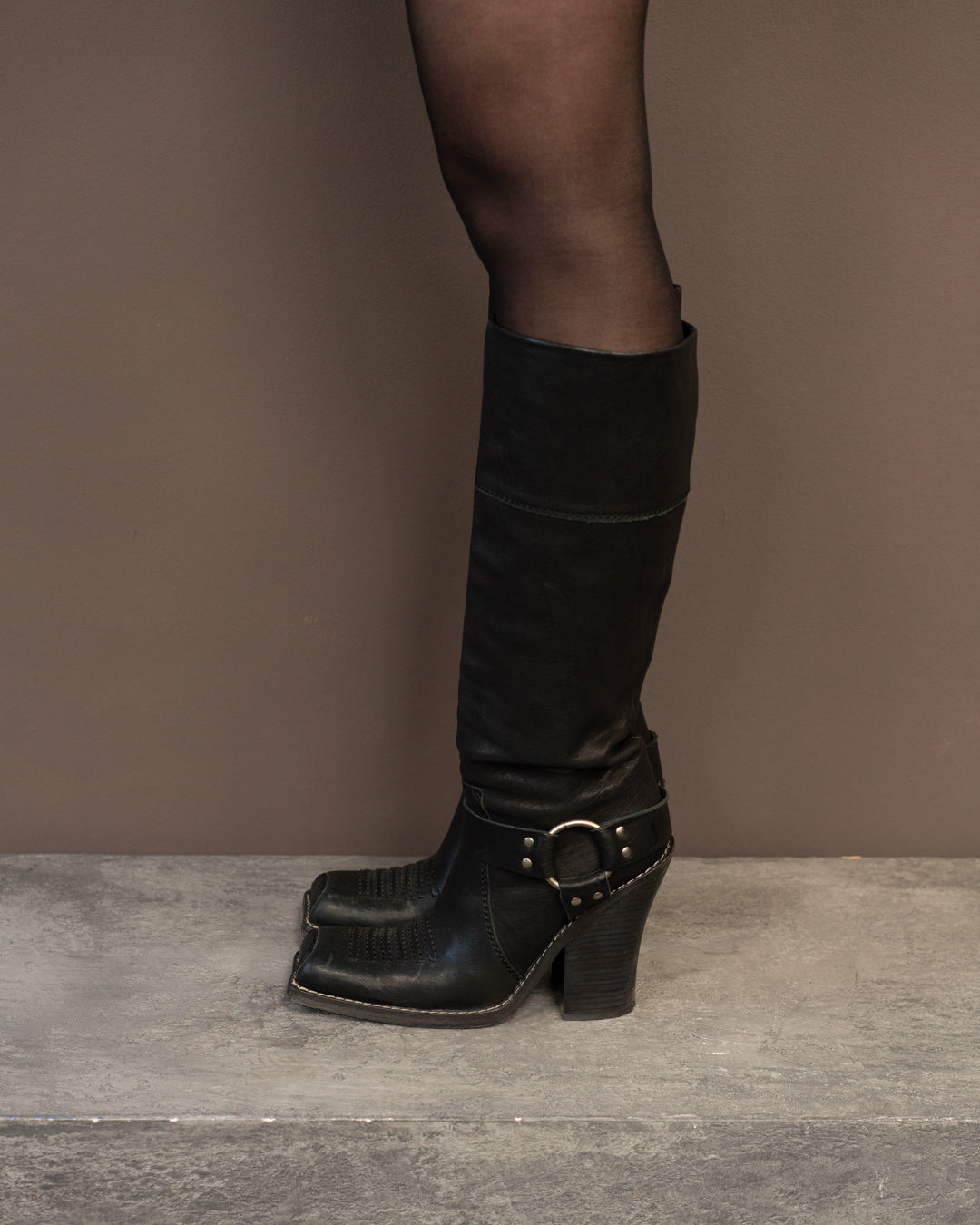 GALLIANO FOR DIOR F/W 2006 BOOTS (EU 39) | DEFAULT TITLE, Black