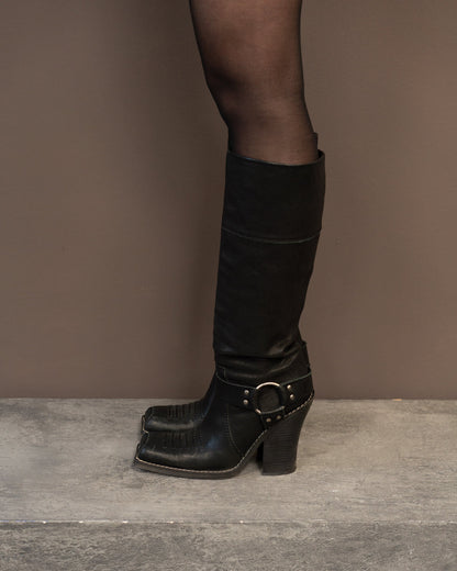 GALLIANO FOR DIOR F/W 2006 BOOTS (EU 39) | DEFAULT TITLE, Black