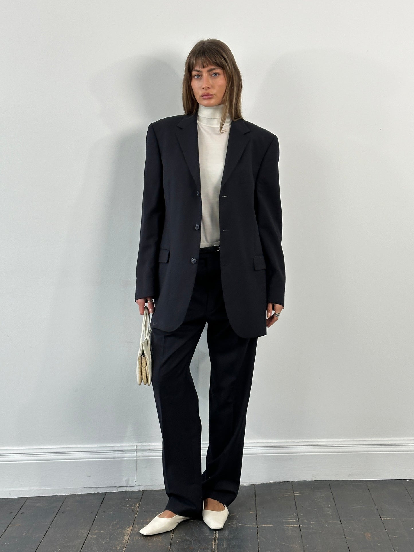 Yves Saint Laurent Pour Homme Pure Wool Single Breasted Breasted Suit - 42R/W34