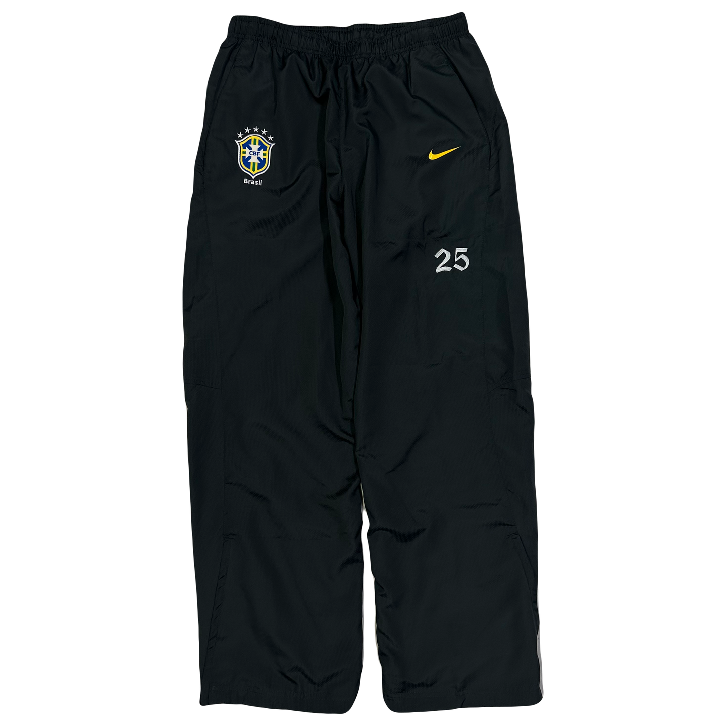 Nike Brazil 2008/10 Tracksuit In Black & Yellow ( L )