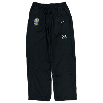 Nike Brazil 2008/10 Tracksuit In Black & Yellow ( L )