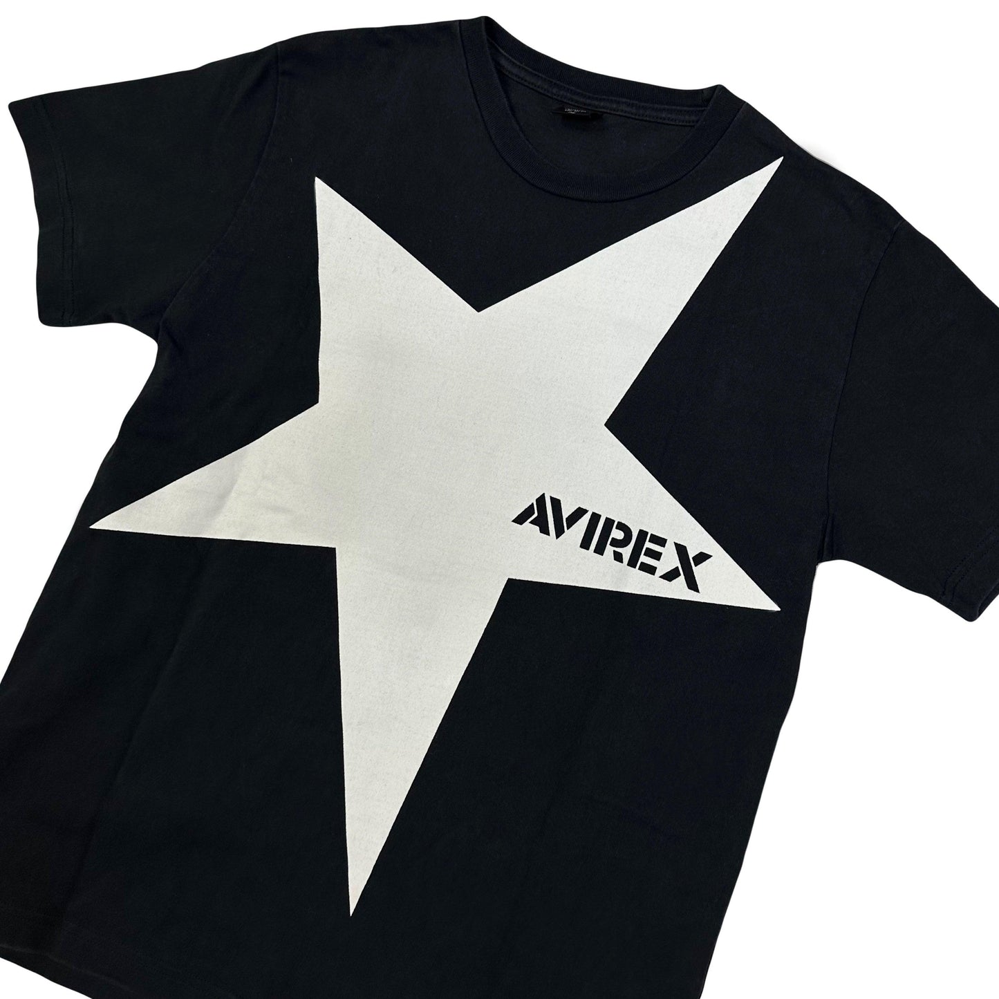 Avirex Star T-Shirt In Black ( M ) - Known Source