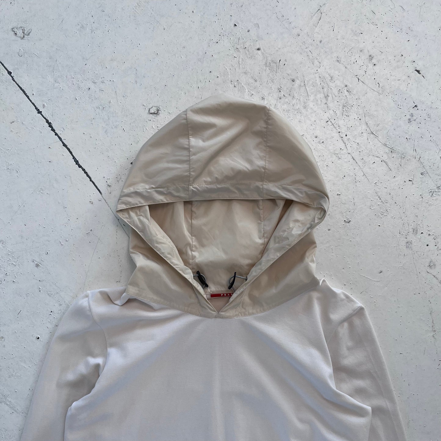 ss1999 prada sport hooded top | Beige, Beige