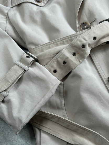 Christian Dior Monsieur Cotton Double Breasted Belted Trench Coat - L/XL
