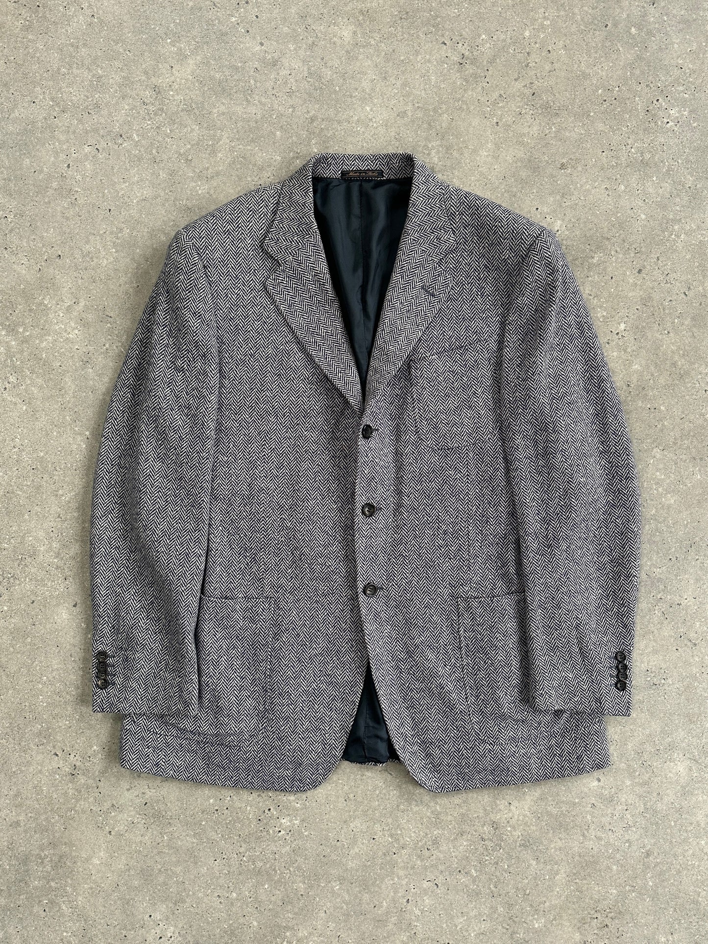 Sartoria Rossi x Ermenegildo Zegna Pure Cashmere Herringbone Blazer - 44R/XL