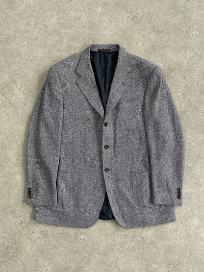 Sartoria Rossi x Ermenegildo Zegna Pure Cashmere Herringbone Blazer - 44R/XL