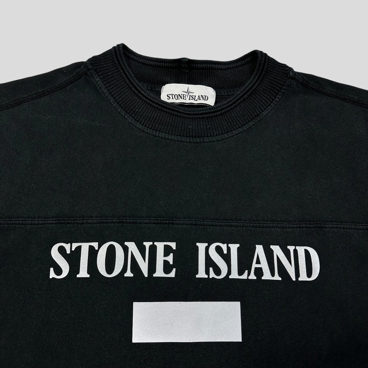 Stone Island FW18 Reflective Crewneck T-shirt - S (M) | Black