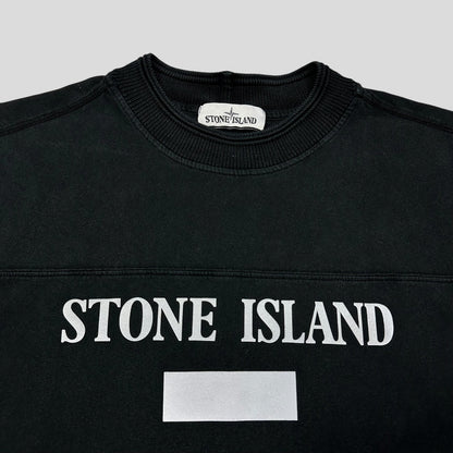 Stone Island FW18 Reflective Crewneck T-shirt - S (M) | Black