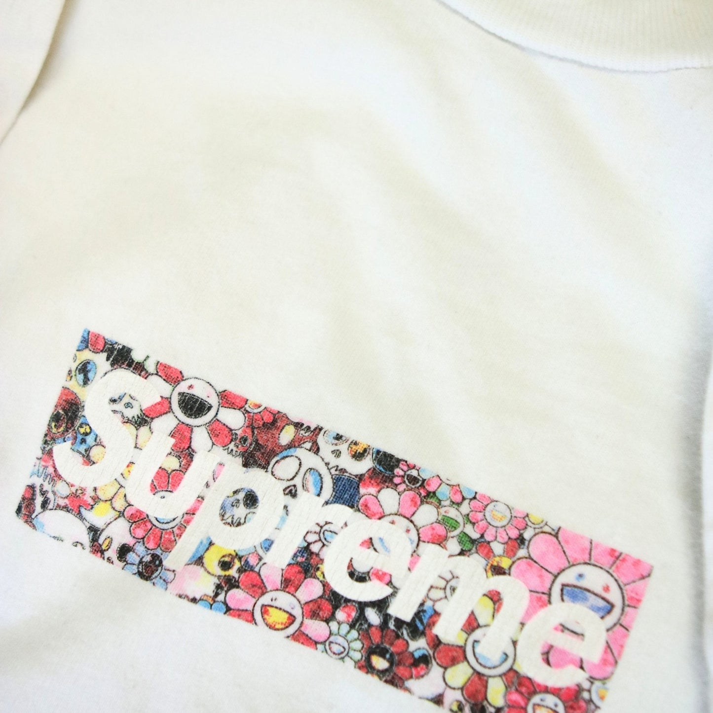 SUPREME TAKASHI MURAKAMI COVID-19 RELIEF BOX LOGO TEE